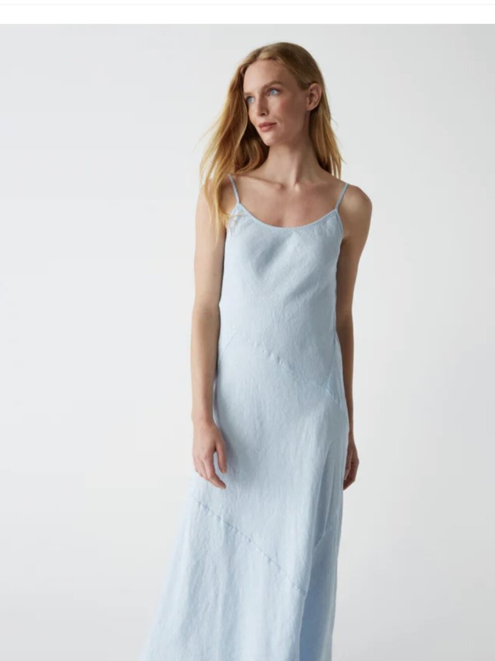 MICHAEL STARS CECILY PATCHWORK LINEN MAXI DRESS - SIZE LARGE